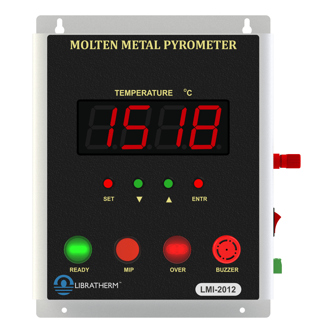 Molten Metal Temperature Indicator with Remote Display