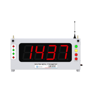 Molten Metal Temperature Indicator with Remote Display