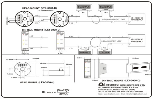 Connection Diagram LTX-3000-H and LTX-3000-D